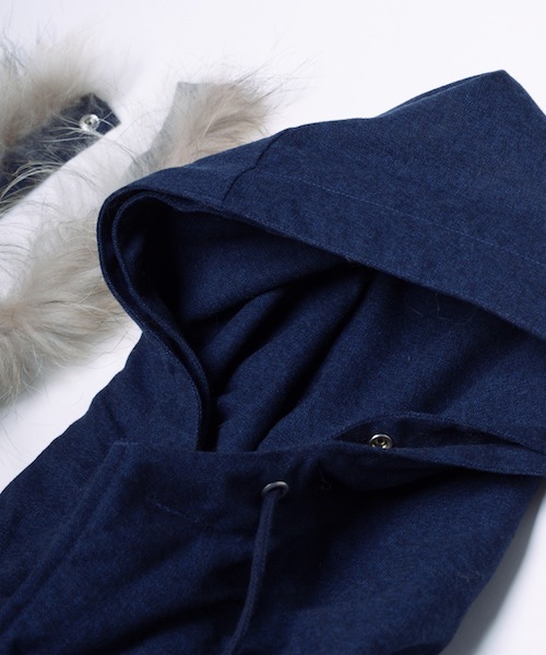 rehacer(レアセル)の「Brush Militaly Long Coat(モッズコート・メンズ・ブラック/ネイビー・LARGE/MEDIUM/SMALL)」の6枚目の写真