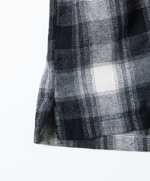 BUCCA 44（ブッカフォーティーフォー）の「【BUCCA 44】オンブレチェックオープンカラーシャツ（シャツ/ブラウス・メンズ・グレー系その他2/レッド系その他2・MEDIUM/LARGE/X-LARGE/XX-LARGE/XXX-LARGE）」の6枚目の写真