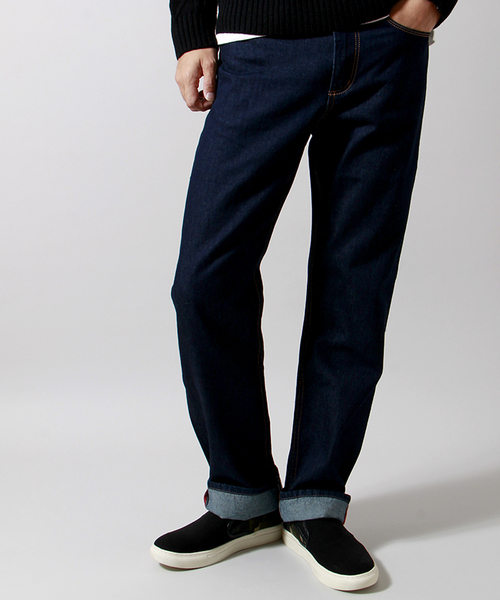 WEGO（ウィゴー）の「WEGO/レギュラーデニムパンツ（デニムパンツ・メンズ・ダークインディゴブルー・SMALL/MEDIUM/LARGE）」の11枚目の写真