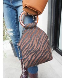 EVRIS | サークルモチーフハラコミニBAG(ハンドバッグ)