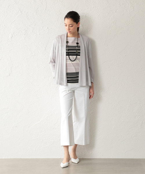 アクアレジェンドフライスカーディガン Tシャツ カットソー トップス ウォッシャブル L Trans セール Trans Work トランスワーク のファッション