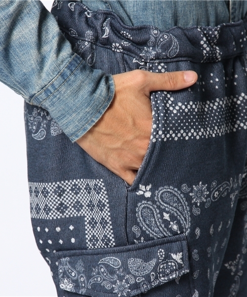 B:MING by BEAMS（ビーミングバイビームス）の「□B ビーミング by ビームス / プリントフリースパンツ（その他パンツ・メンズ・ネイビー/チャコールグレー・SMALL/MEDIUM/LARGE/X-LARGE）」の7枚目の写真