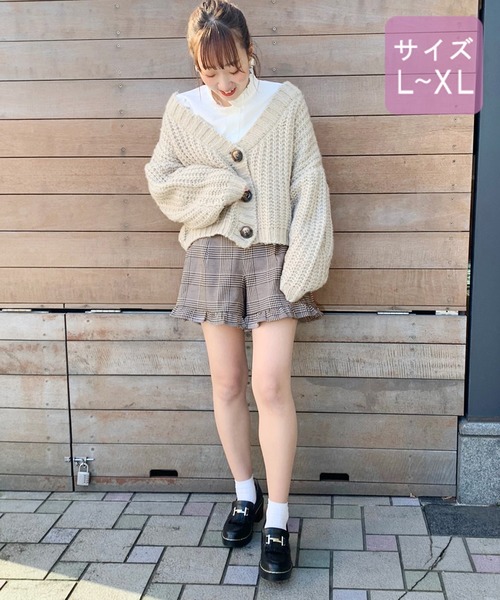 apres jour（アプレジュール）の「【大きいサイズ】アソートフリルショートパンツ【ZOZOTOWN限定アイテム】（その他パンツ・レディース・ブラック/ベージュ/ブラウン系その他・フリー）」の20枚目の写真