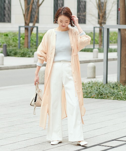 DouDou（ドゥドゥ）の「ボイルドルマンワンピース（ワンピース・レディース・カーキ/オレンジ/ラベンダー・FREE）」の3枚目の写真