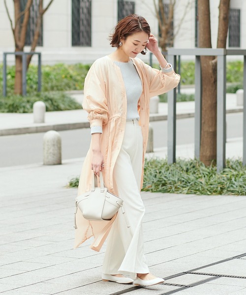 DouDou（ドゥドゥ）の「ボイルドルマンワンピース（ワンピース・レディース・カーキ/オレンジ/ラベンダー・FREE）」の19枚目の写真