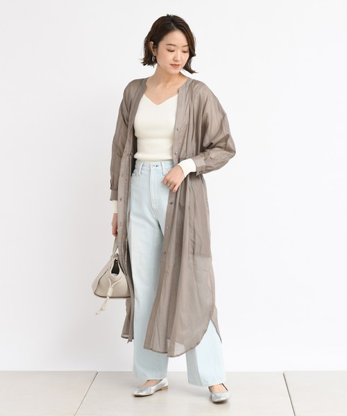 DouDou（ドゥドゥ）の「ボイルドルマンワンピース（ワンピース・レディース・カーキ/オレンジ/ラベンダー・FREE）」の20枚目の写真