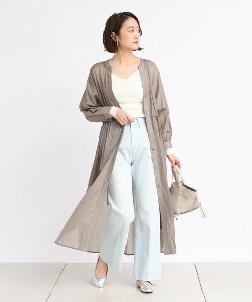 DouDou（ドゥドゥ）の「ボイルドルマンワンピース（ワンピース・レディース・カーキ/オレンジ/ラベンダー・FREE）」の11枚目の写真