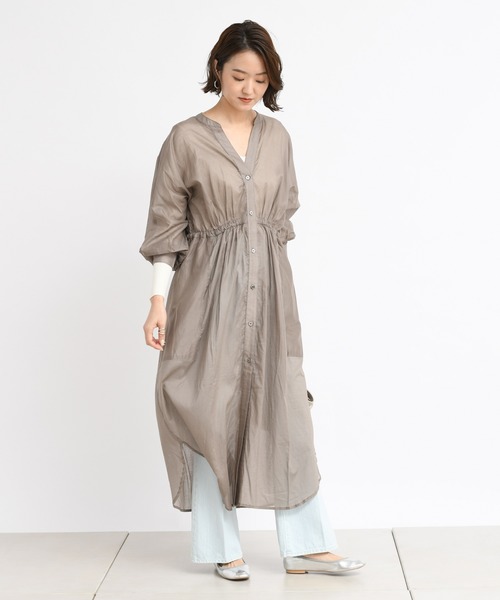 DouDou（ドゥドゥ）の「ボイルドルマンワンピース（ワンピース・レディース・カーキ/オレンジ/ラベンダー・FREE）」の22枚目の写真