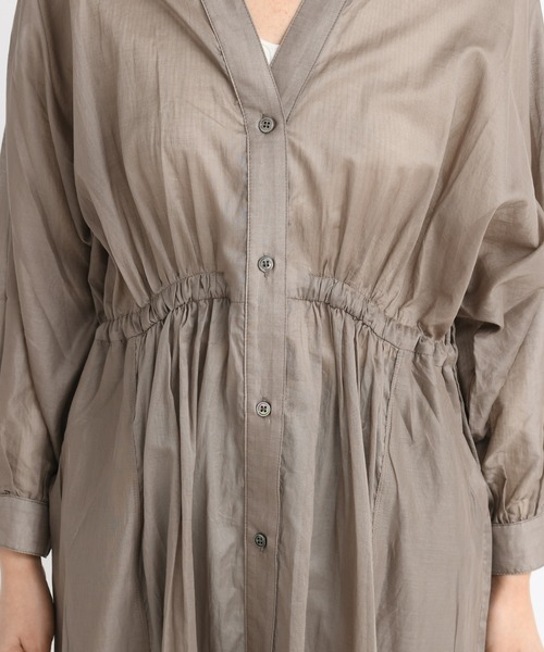 DouDou（ドゥドゥ）の「ボイルドルマンワンピース（ワンピース・レディース・カーキ/オレンジ/ラベンダー・FREE）」の13枚目の写真