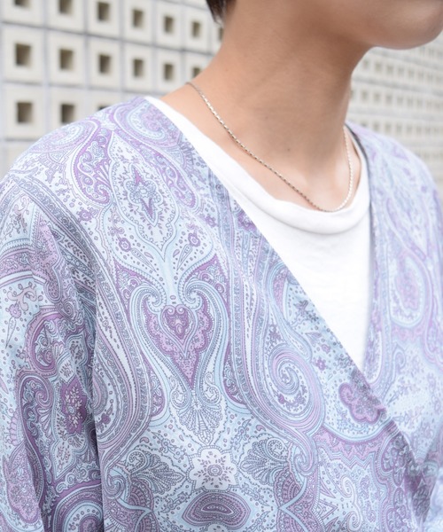 Marient（マリエント）の「ペイズリーシフォンワンピ （ZOZOTOWN限定）（ワンピース・レディース・ライトグリーン/パープル・FREE）」の19枚目の写真