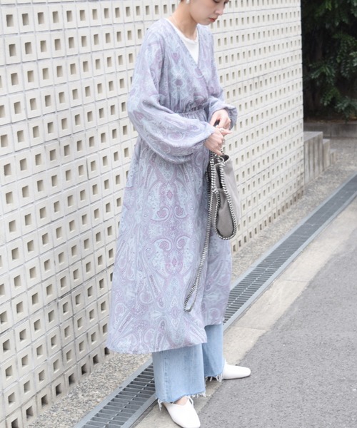 Marient（マリエント）の「ペイズリーシフォンワンピ （ZOZOTOWN限定）（ワンピース・レディース・ライトグリーン/パープル・FREE）」の13枚目の写真