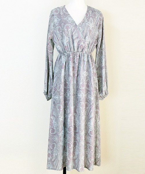 Marient（マリエント）の「ペイズリーシフォンワンピ （ZOZOTOWN限定）（ワンピース・レディース・ライトグリーン/パープル・FREE）」の15枚目の写真