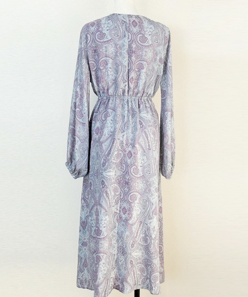 Marient（マリエント）の「ペイズリーシフォンワンピ （ZOZOTOWN限定）（ワンピース・レディース・ライトグリーン/パープル・FREE）」の7枚目の写真