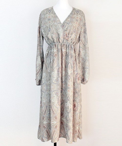 Marient（マリエント）の「ペイズリーシフォンワンピ （ZOZOTOWN限定）（ワンピース・レディース・ライトグリーン/パープル・FREE）」の8枚目の写真