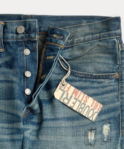 スリム フィット セルビッジ ジーンズ（デニムパンツ）｜RRL（ダブル