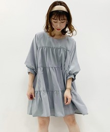 one after another NICE CLAUP | 【WEB限定】ボリューム袖ティアードチュニック(チュニック)