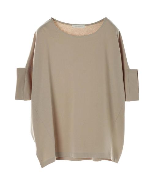 AMERICAN HOLIC（アメリカンホリック）の「変形ドルマンカットチュニック（Tシャツ/カットソー・レディース・ネイビー/オフホワイト/ライトベージュ・FREE）」の11枚目の写真