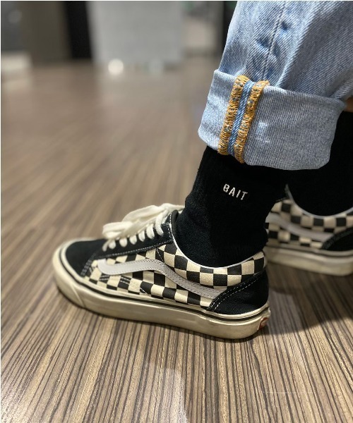SUPLEX　BAIT　PE6号色々セット BAIT（ベイト）の「【BAIT】 刺繍ロゴ クルーソックス 777-BAT