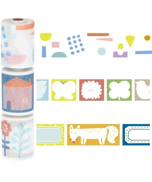 MARK'S（マークス）の「マスキングテープ 手帳 水性ペンで書けるマスキングテープ・ミシン目入り・スリム・手帳デコ 「マステ」（ステッカー/テープ・レディース・ブルー/その他1/その他2/その他3/その他4/その他5/パープル系その他/ピンク系その他/その他6/その他7/パープル系その他2/ピンク系その他2・FREE）」の7枚目の写真