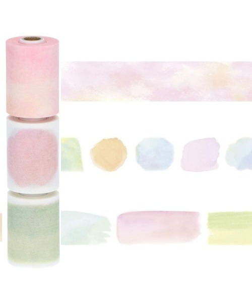 MARK'S（マークス）の「マスキングテープ 手帳 水性ペンで書けるマスキングテープ・ミシン目入り・スリム・手帳デコ 「マステ」（ステッカー/テープ・レディース・ブルー/その他1/その他2/その他3/その他4/その他5/パープル系その他/ピンク系その他/その他6/その他7/パープル系その他2/ピンク系その他2・FREE）」の5枚目の写真