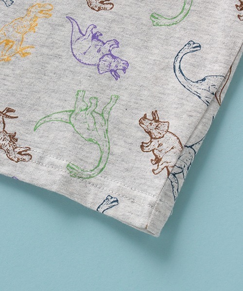 petit main（プティマイン）の「接触冷感 恐竜柄タンクトップ（タンクトップ・キッズ・トップグレー/ネイビー・90cm/110cm/80ｃｍ/100cm）」の7枚目の写真
