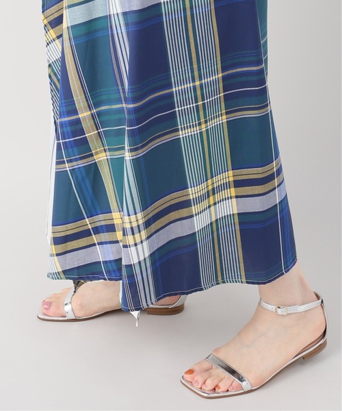 Bonum(ボナム)の「マドラスチェック パネルスカート(スカート・レディース・ネイビー/ブルー系その他・FREE)」の19枚目の写真