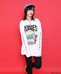 RUDIE'S（ルーディーズ）の「RUDIE'S x CRAYON SHINCHAN SKATE LS-T ルーディーズ x クレヨンしんちゃん スケート ロングスリーブ -T（Tシャツ/カットソー）」