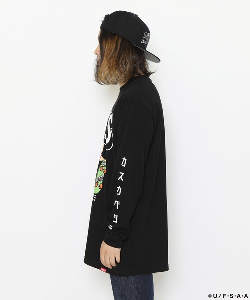 RUDIE'S(ルーディーズ)の「RUDIE'S x CRAYON SHINCHAN SKATE LS-T ルーディーズ x クレヨンしんちゃん スケート ロングスリーブ -T(Tシャツ/カットソー・メンズ・ブラック/ホワイト・L/XL/M/XXL/S)」の11枚目の写真