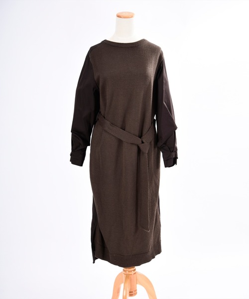 ニット 切り替えワンピース ニット 切り替えワンピース