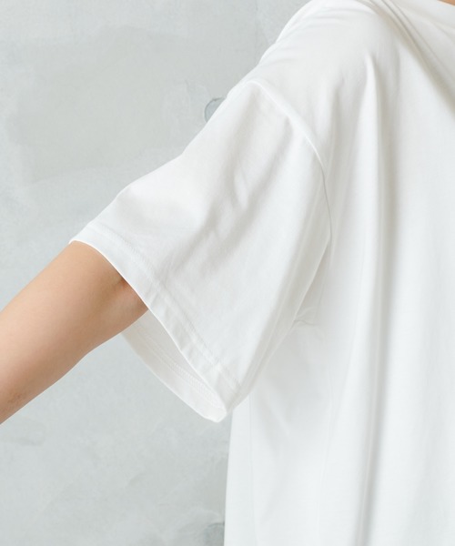 PUAL CE CIN（ピュアルセシン）の「おうちプリントT（Tシャツ/カットソー・レディース・ホワイト/ブラック/ホワイト系その他/ブラック系その他・FREE）」の19枚目の写真