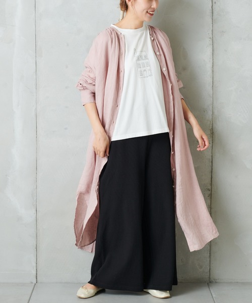 PUAL CE CIN（ピュアルセシン）の「おうちプリントT（Tシャツ/カットソー・レディース・ホワイト/ブラック/ホワイト系その他/ブラック系その他・FREE）」の15枚目の写真