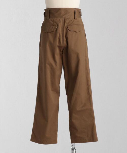 LOEFF（ロエフ）の「＜LOEFF（ロエフ）＞ コットンツイル グルカパンツ MEN'S（その他パンツ・メンズ・モカ/オフホワイト・2/1/0）」の4枚目の写真