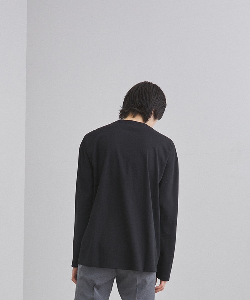 UNITED TOKYO（ユナイテッドトウキョウ）の「テクノラマスムースロングスリーブTシャツ（Tシャツ/カットソー・メンズ・ホワイト/カーキ/ブラック/ブラック×ホワイト/ベージュ/マルチ・3/1/2）」の12枚目の写真