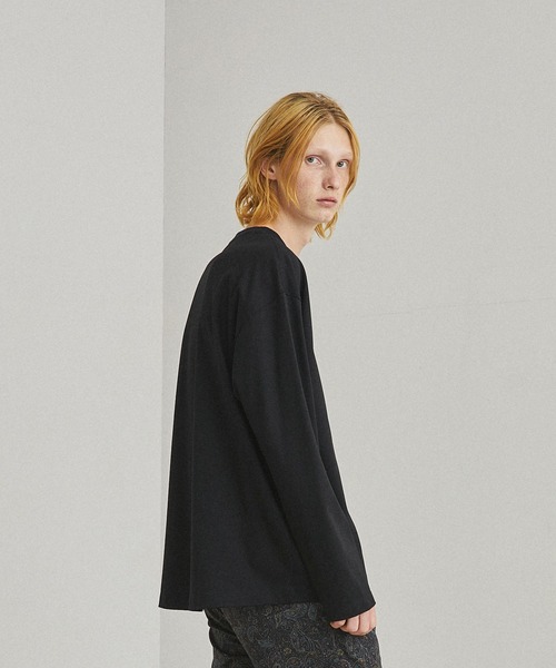 UNITED TOKYO（ユナイテッドトウキョウ）の「テクノラマスムースロングスリーブTシャツ（Tシャツ/カットソー・メンズ・ホワイト/カーキ/ブラック/ブラック×ホワイト/ベージュ/マルチ・3/1/2）」の16枚目の写真