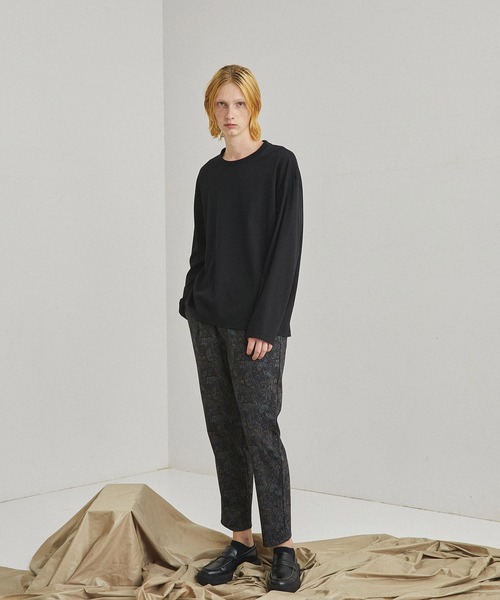 UNITED TOKYO（ユナイテッドトウキョウ）の「テクノラマスムースロングスリーブTシャツ（Tシャツ/カットソー・メンズ・ホワイト/カーキ/ブラック/ブラック×ホワイト/ベージュ/マルチ・3/1/2）」の19枚目の写真