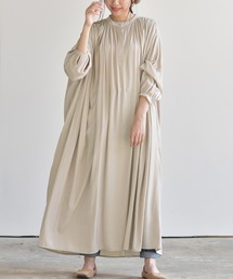 rps | バンドカラーボリュームワンピース(ワンピース)