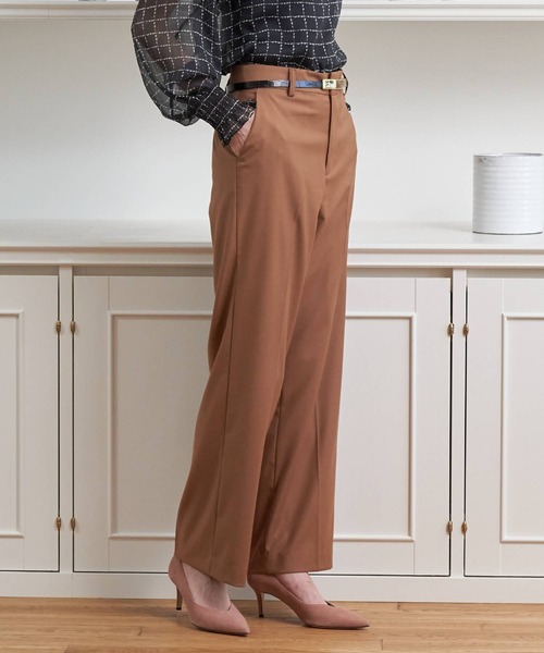 ANAYI（アナイ）の「ギャバストレッチストレートパンツ（その他パンツ  