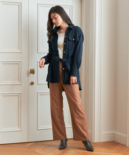 ANAYI（アナイ）の「ギャバストレッチストレートパンツ（その他パンツ  