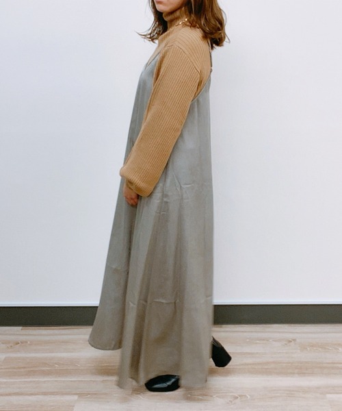 ap retro（アプレトロ）の「ヴィンテージサテンキャミワンピース【ZOZOTOWN限定商品】（ワンピース・レディース・ブラック/グレー/ブラウン/ダークブラウン・FREE）」の12枚目の写真