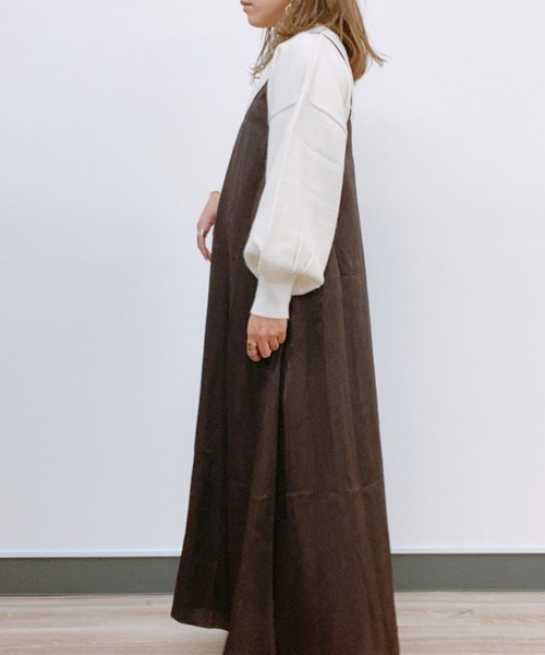 ap retro（アプレトロ）の「ヴィンテージサテンキャミワンピース【ZOZOTOWN限定商品】（ワンピース・レディース・ブラック/グレー/ブラウン/ダークブラウン・FREE）」の20枚目の写真