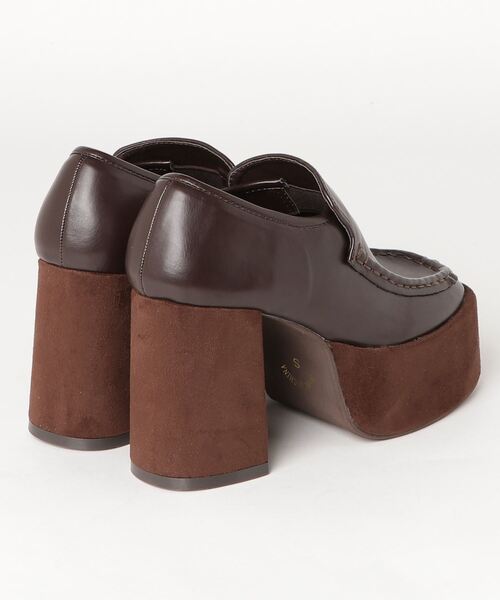 WEGO(ウィゴー)の「WEGO/スクエアトゥチャンキーヒールシューズ(ブーツ・レディース・ブラック/ブラウン/アイボリー・SMALL/MEDIUM/LARGE)」の9枚目の写真