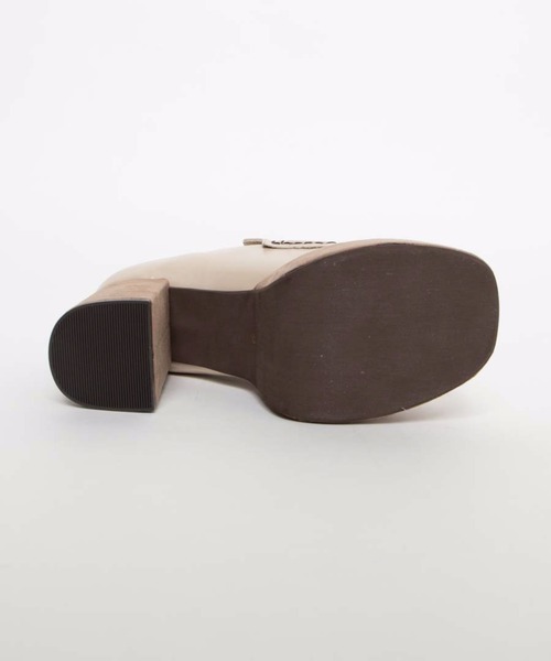 WEGO(ウィゴー)の「WEGO/スクエアトゥチャンキーヒールシューズ(ブーツ・レディース・ブラック/ブラウン/アイボリー・SMALL/MEDIUM/LARGE)」の13枚目の写真