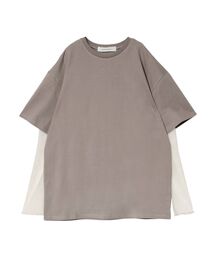 LAGUNAMOON（ラグナムーン）の「チュールレイヤードTシャツ（Tシャツ/カットソー・レディース）」