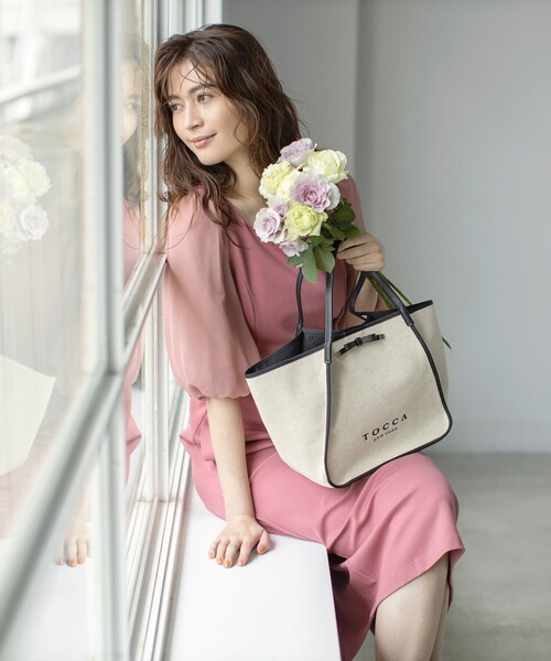 TRIM RIBBON TOTE トートバッグ （トートバッグ）｜TOCCA