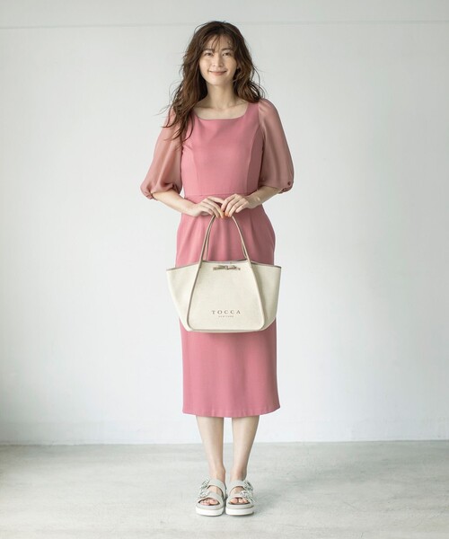 TOCCA（トッカ）の「TRIM RIBBON TOTE トートバッグ（トート