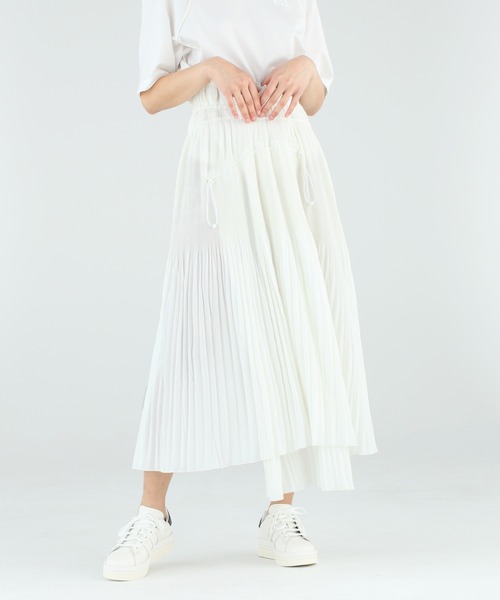 Y-3（ワイスリー）の「W BRACE PLEATED SKIRT（スカート）」 - WEAR