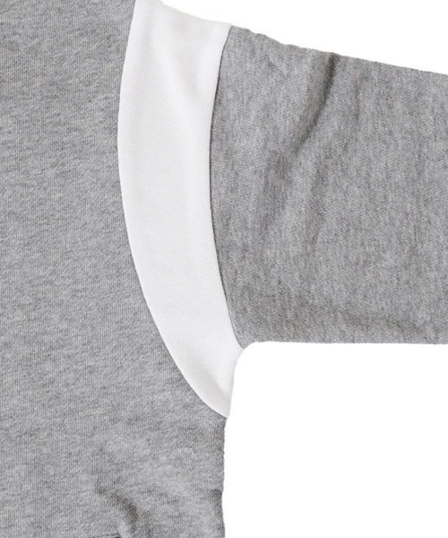 GLAZOS（グラソス）の「裏毛・抗菌防臭加工袖ライン切り替えスタジャン（スタジャン・キッズ・ネイビー/グレー・150cm/140cm/130cm/170cm/160cm）」の10枚目の写真