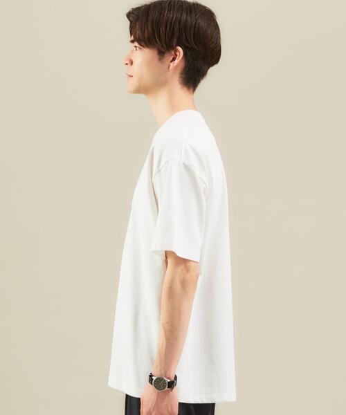 green label relaxing（グリーンレーベルリラクシング）の「★ [ GLR/ lab ] OGC ロゴ クルーネック Tシャツ Ⅰ（Tシャツ/カットソー・メンズ・ブラック/イエロー/オリーブ/ホワイト・M/S/XL/L）」の21枚目の写真