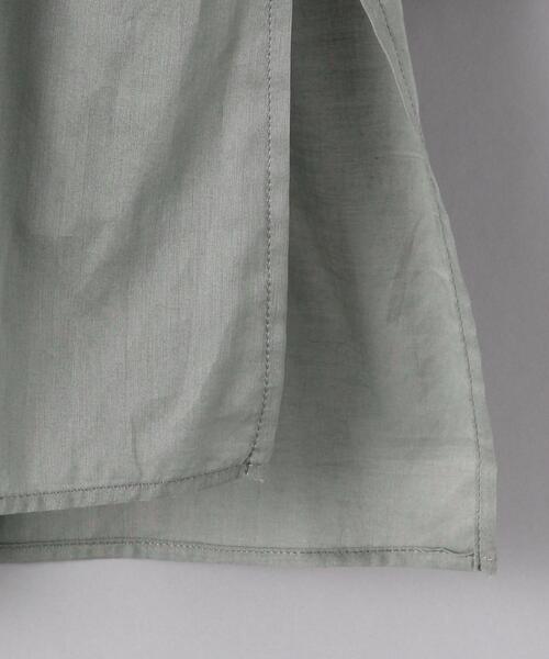 SACRA(サクラ)の「<SACRA(サクラ)>コットン ギャザーブラウス(シャツ/ブラウス・レディース・ブラック/オリーブ・38)」の13枚目の写真