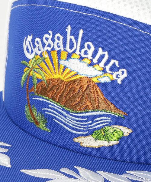 CASABLANCA カサブランカ　キャップ　ブルー CASABLANCA カサブランカ キャップ ブルー